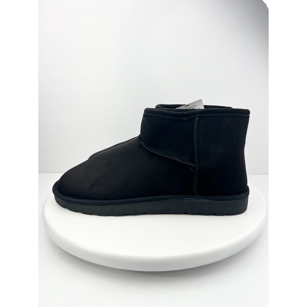 Arizona Sandie Womens Size 10M Flat Heel Black Faux Suede Winter Boots Cozy NEW